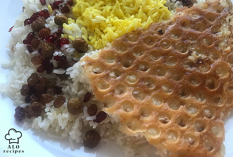 Koofteh Rizeh with Tahdig or Crispy Persian Rice