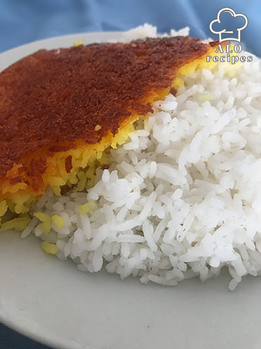 Yoghurt Tahdig With Saffron