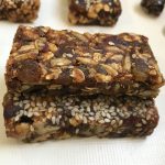 Date bars no bake-with various nuts