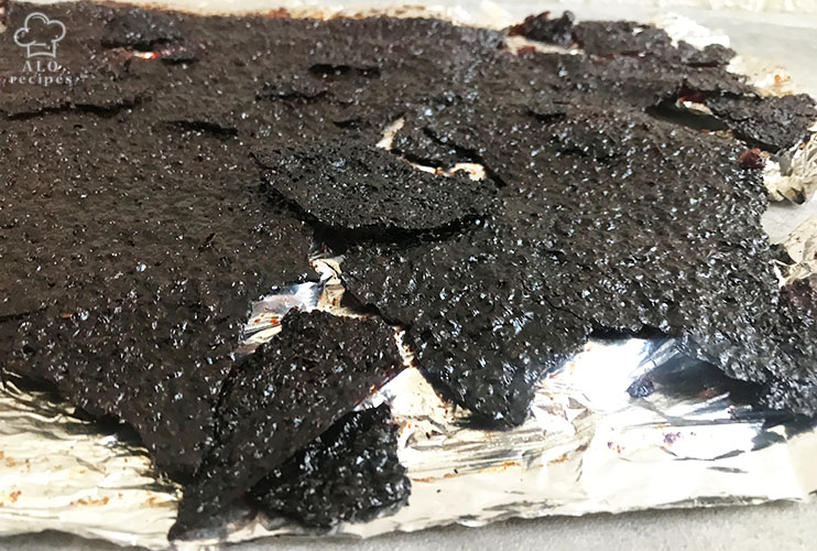 Burnt Pomegranate Lavashak