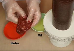 Knead the lavash dough