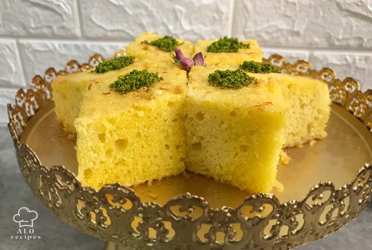 Persian Baklava Cake or persian syrup cake