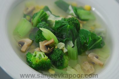 Clear Vegetable Soup Sanjeevkapoor