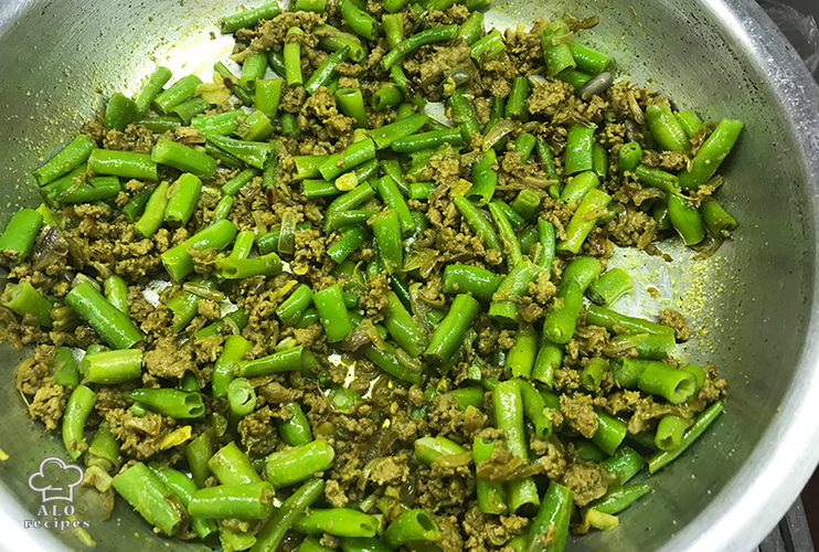 Add green beans