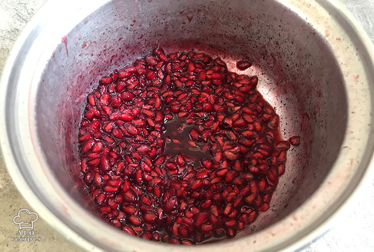 Cook the arils