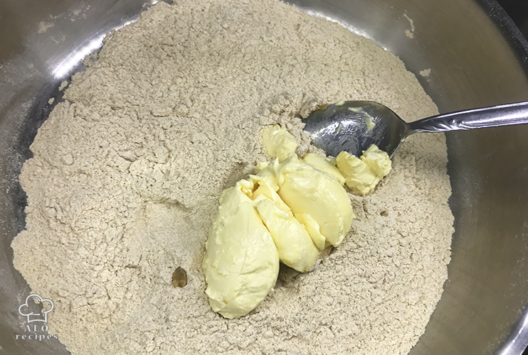 flour changes a little after roasting