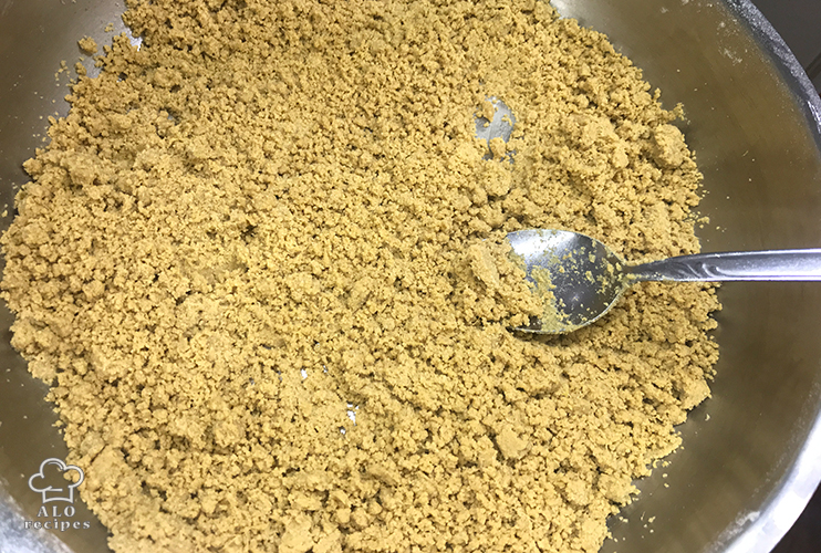 After adding the butter
