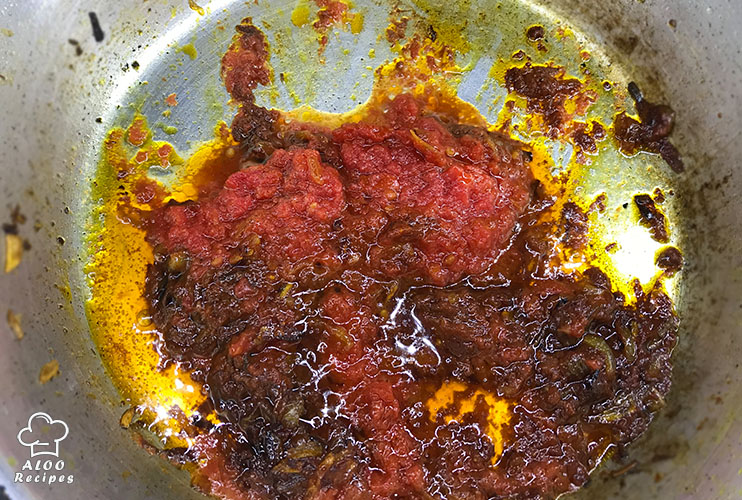 You can add some grated tomato as well