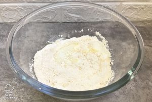 Add flour to the milk slowly
