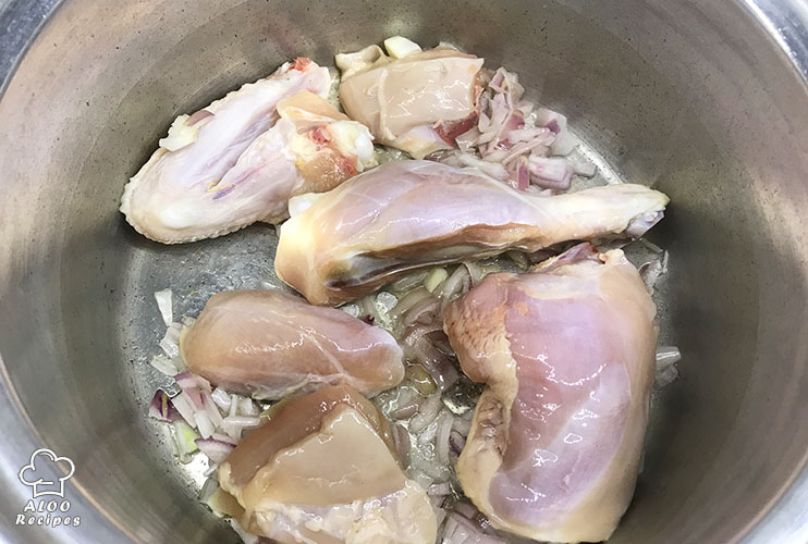 Sauteing the Chicken