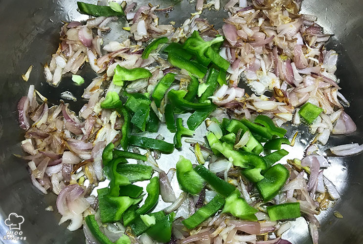 Add bell peppers