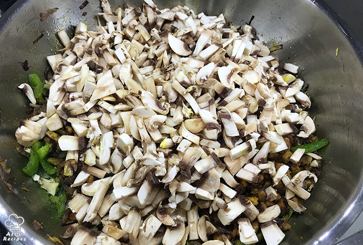 Add the mushrooms