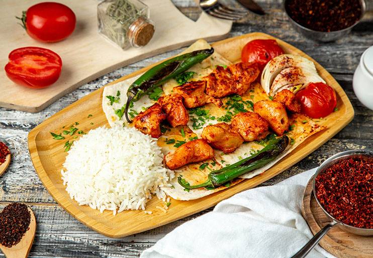 Persian chicken kebab