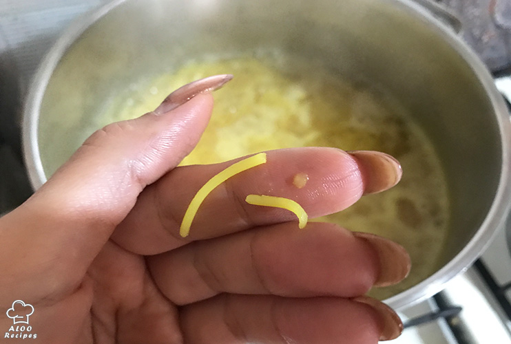Test the spaghetti
