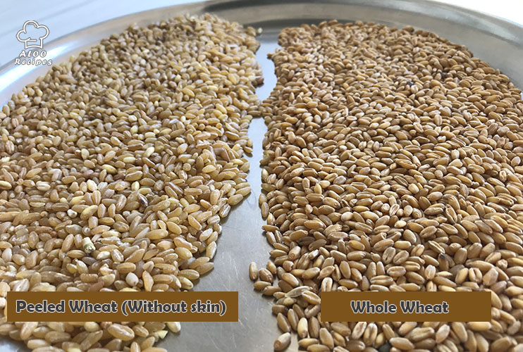 Whole wheat VS Shelled wheat
