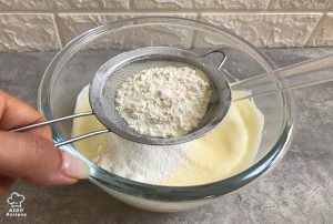 Add the flour